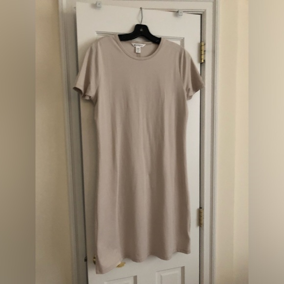 NWT! Athleta Casual Essential Tee Dress in Abalone in Size Medium Tall - Picture 5 of 11